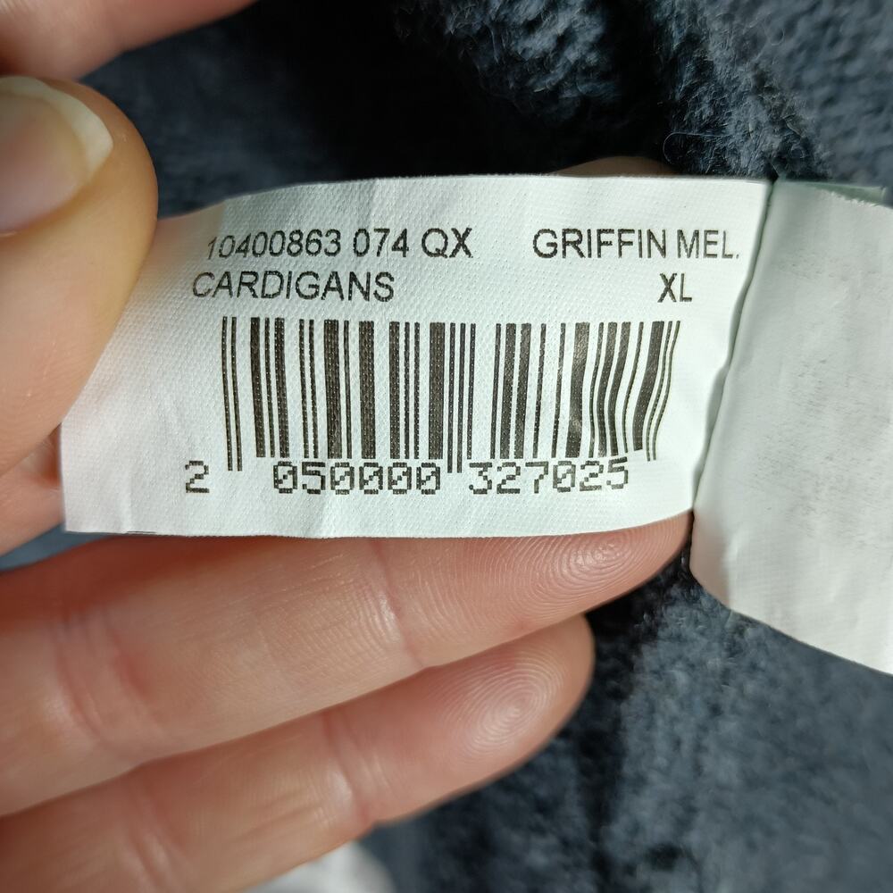 Kenvelo Sweater Jacket Men XL Gray Wool Knit Coat Heritage‎ - Picture 11 of 12